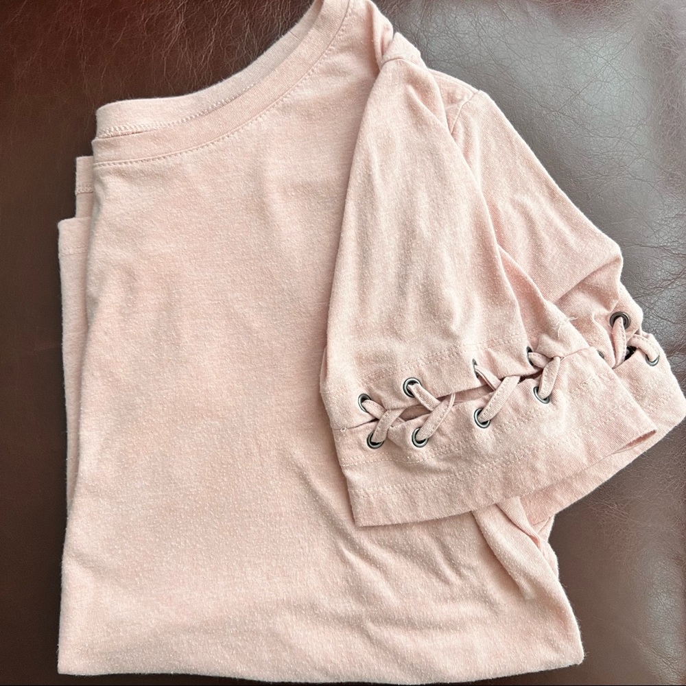 Mudd Casual Peachy Shirt with Sleeves Detail - Relaxed Fit